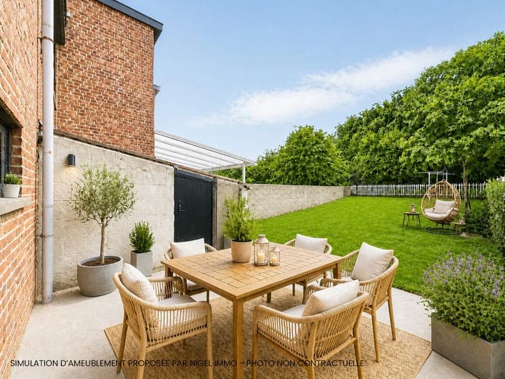 🏡 Bel-étage,120 m² avec jardin, garage, Peb:E !
