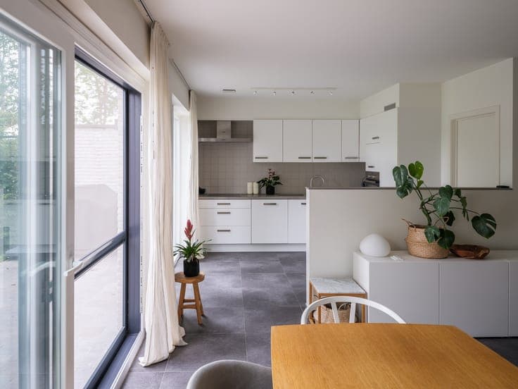 Moderne gezinswoning met 3 slaapkamers en zicht op groen ...