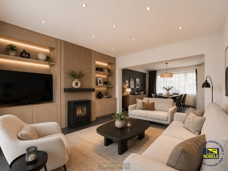 Te koop, instapklare stadswoning met garage en zonnige tuin