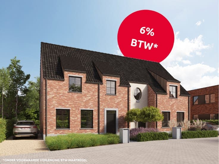 Izegem, prachtig gelegen nieuw te bouwen woning - 6% btw ...