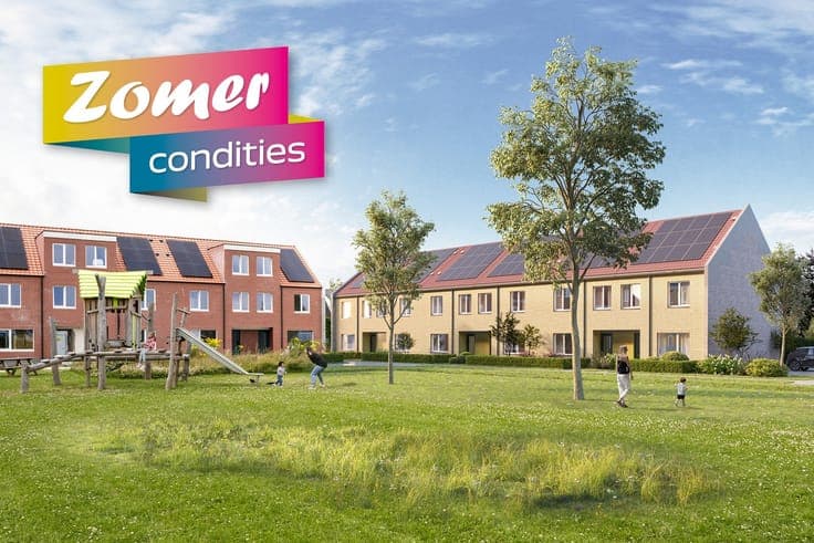 Traditionele, gesloten energieneutrale woning