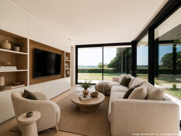brand-new villa in "LE BERCUIT DOMAINE"