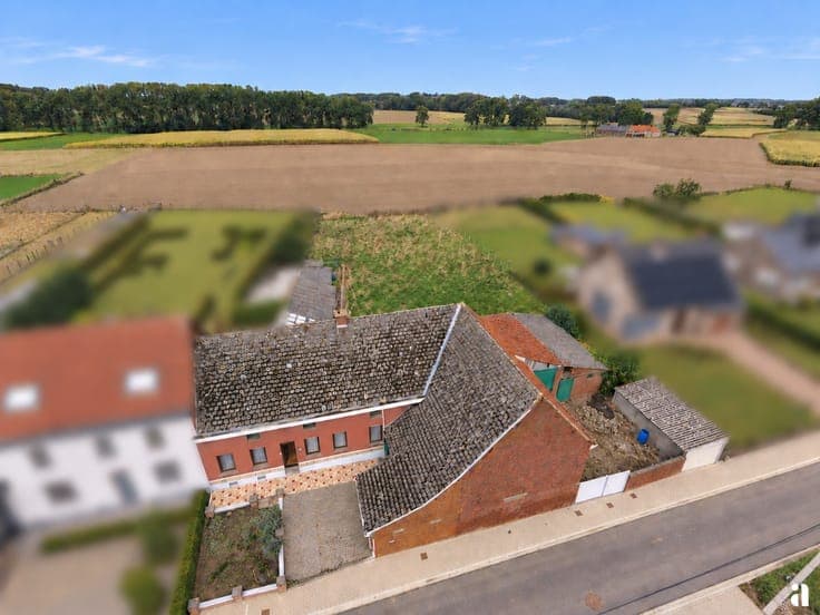 Projectgrond met verkavelingsvergunning voor 2 woningen