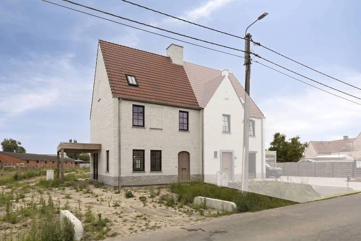 Rural new-build house with 3 rooms for sale in Avelgem