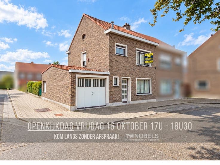 Te koop, betaalbare halfopen bebouwing op centrale, rusti...