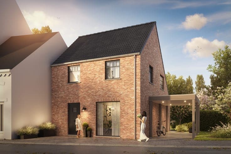 Halfopen nieuwbouwwoningen te koop te Herzele