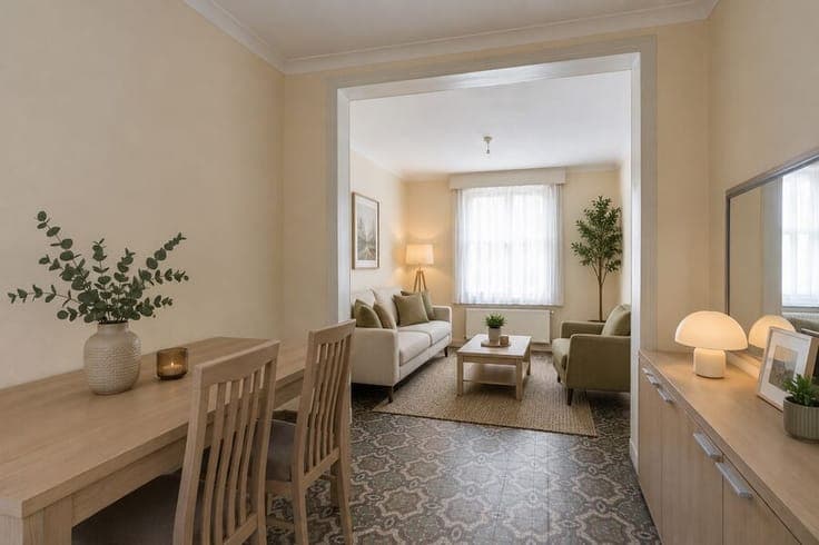 Renovation property with 3 bedrooms and city garden