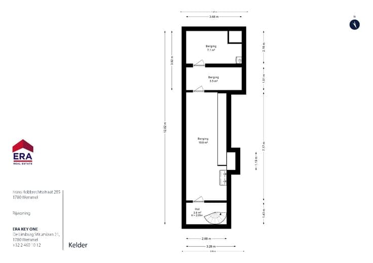 Architect-designed home on large plot in Wemmel