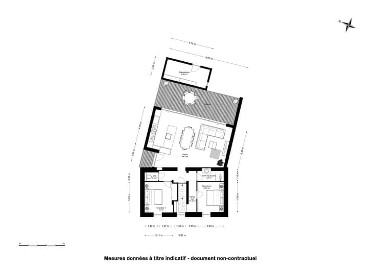 Bourgeois - House 3 bedr + office - EPC A