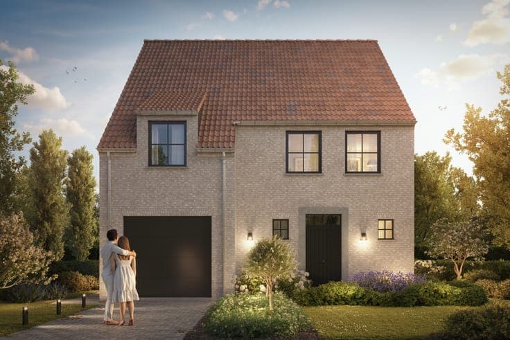 Hectaar bouwt alleenstaande woning in het rustige Meulebeke