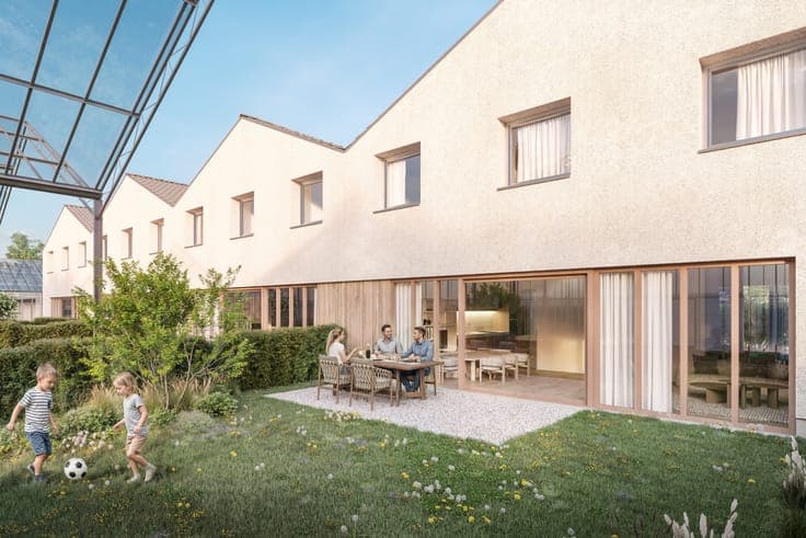Gezinswoning met 4 slaapkamers en tuin met zonneterras