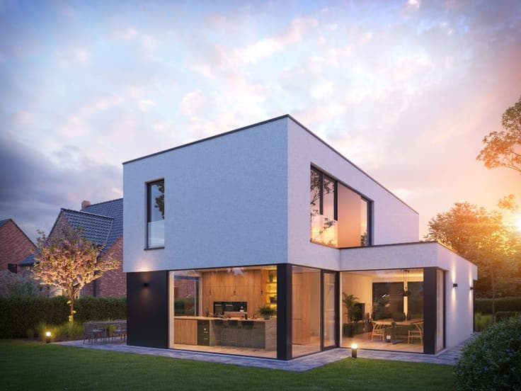 Prachtig gelegen nieuw te bouwen moderne villa Houthulst