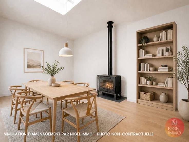 đĄ Maison 3 ch, calme, jardin, 778 mÂČ et poĂȘle Ă bois đ„