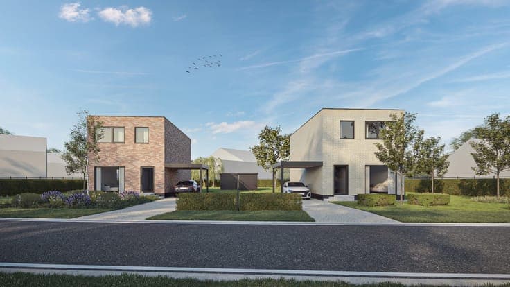 Afgewerkte energiepositieve (EPC -18) nieuwbouwwoning
