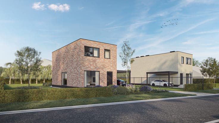 Afgewerkte energiepositieve (EPC -18) nieuwbouwwoning