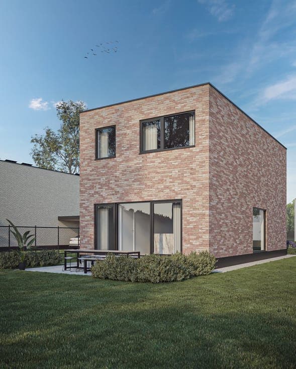Afgewerkte energiepositieve (EPC -18) nieuwbouwwoning