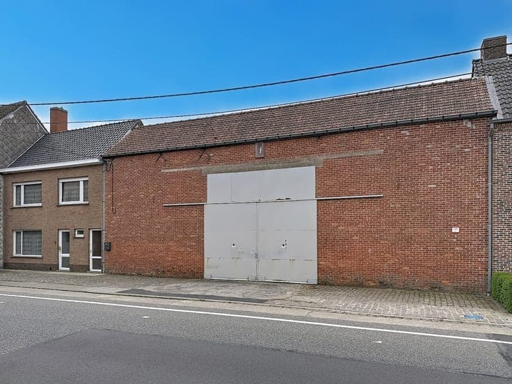 A spacious four-bedroom house with a large storage room in