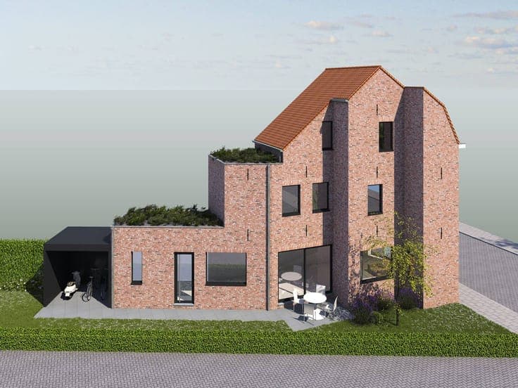 Newly built 3-bedroom house along the Peterseliestraat in Br