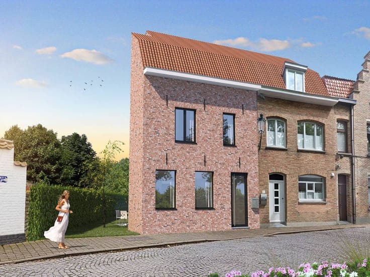 Newly built 3-bedroom house along the Peterseliestraat in Br