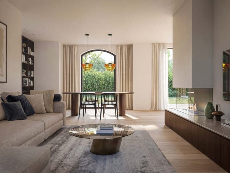 4 KLASSIEKE MODELWONINGEN IN OPEN BEBOUWING - LEEUWERWEG,...