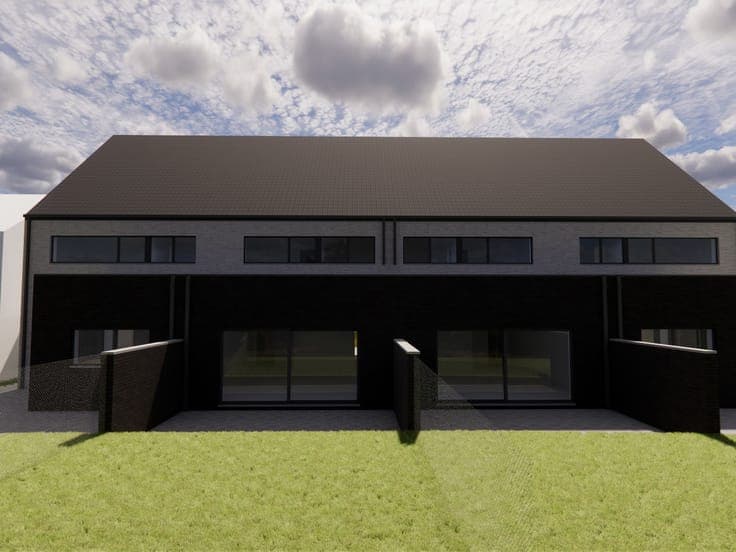 Beautiful new 3-bedroom house, structurally complete (shell