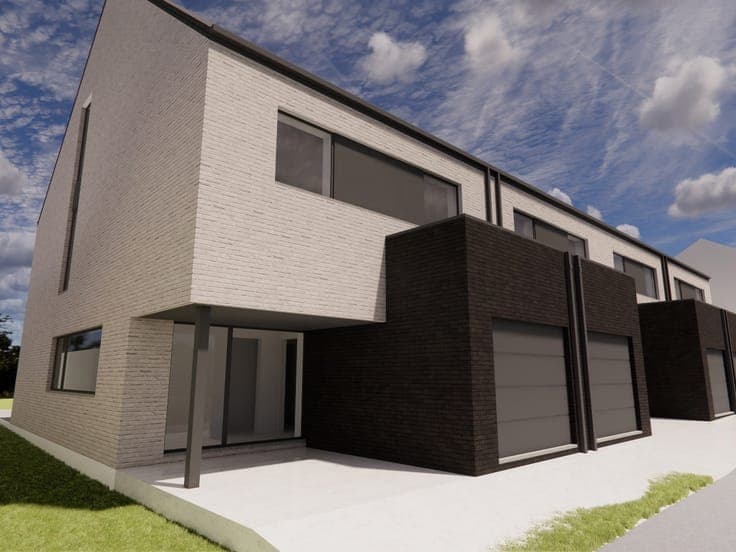 Beautiful new 3-bedroom house, structurally complete (shell