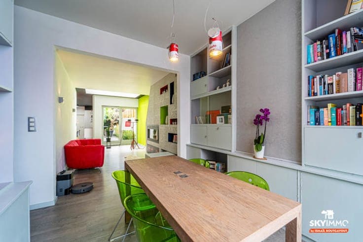 MAISON CONTEMPORAINE ENTIÈREMENT RÉNOVÉE & MEUBLÉE - 3 CH