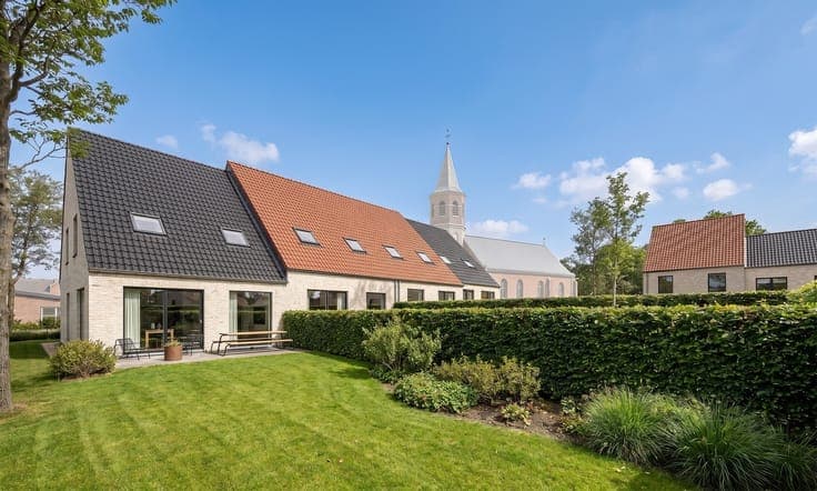 Country-style new-build houses in Ressegem