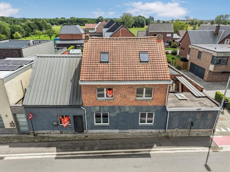 Woning met loods van 150m² te Opstal!