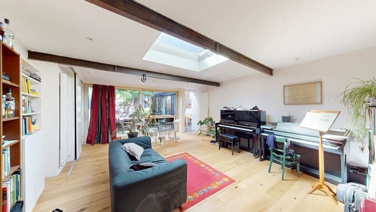 ETTERBEEK/CHASSE : IMMEUBLE DE CARACTERE 6 CHAMBRES + COUR