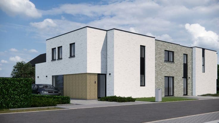 Lot 37 Moderne halfopen woning met zonnepanelen in Borgloon