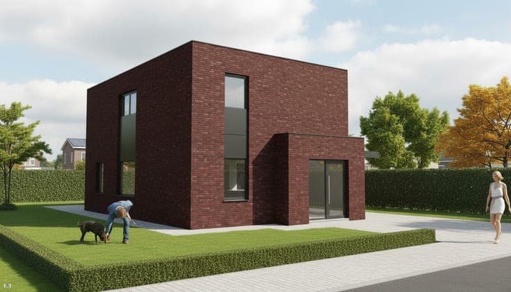 Nieuw te bouwen open bebouwing te Drongen