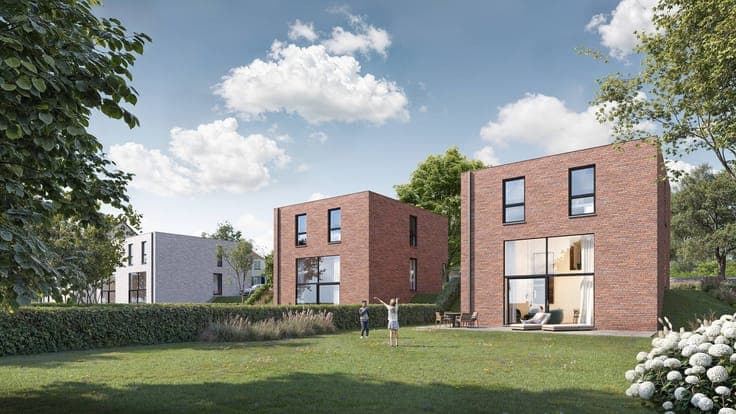 Semi-detached new-build home in the Kleinenbergstraat in Zav