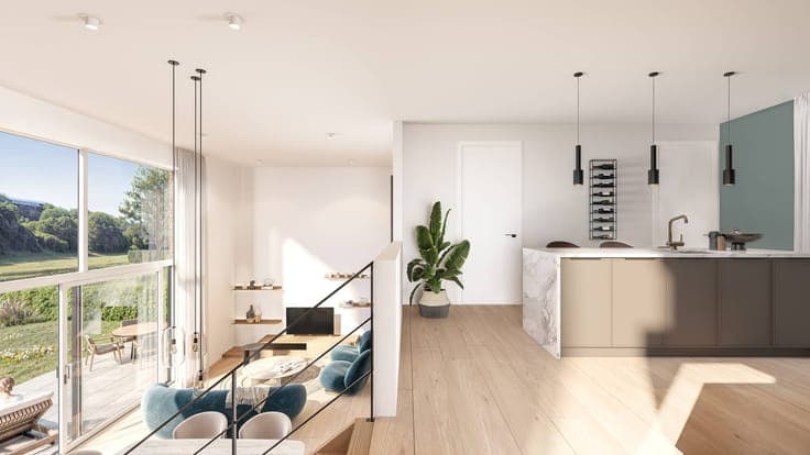 Semi-detached new-build home in the Kleinenbergstraat in Zav