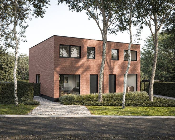 Afgewerkte energiepositieve (EPC -18) nieuwbouwwoning
