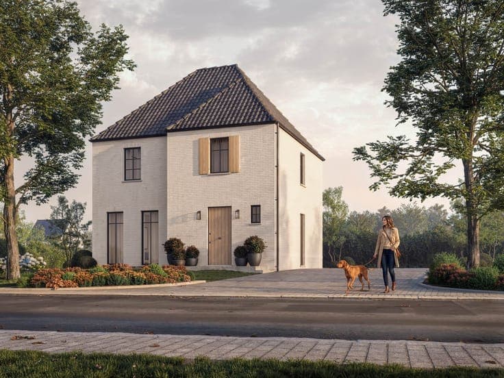 4 KLASSIEKE MODELWONINGEN IN OPEN BEBOUWING - LEEUWERWEG,...