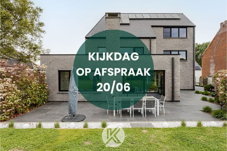 Moderne woning met hoogwaardige afwerking