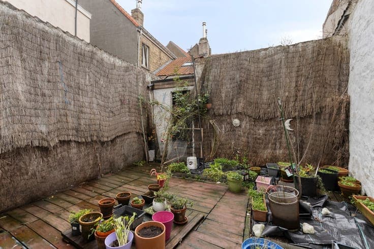 ZWANKENDAMME: RUIME, TE MODERNISEREN WONING MET ZONNIG TE...