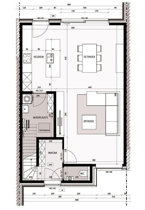 Moderne woning met zuidwestgerichte tuin