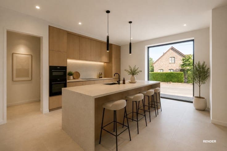 BEN new-build home, 3 beds (156 m²) in Denderhoutem