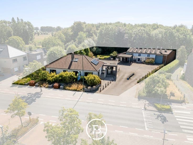 Unique live-work opportunity with villa and studio