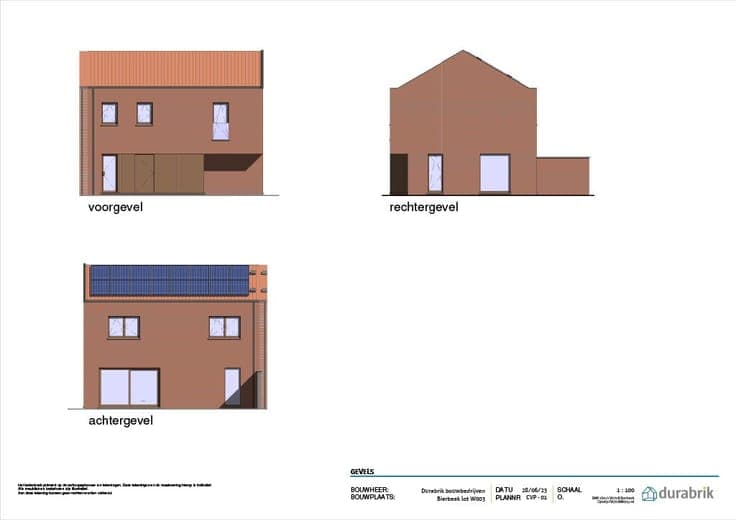 Energiezuinige, halfopen bebouwing met E-peil lager dan 0