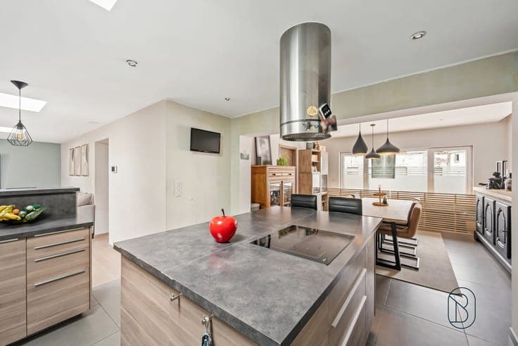Renovated home with garden and solar panels
