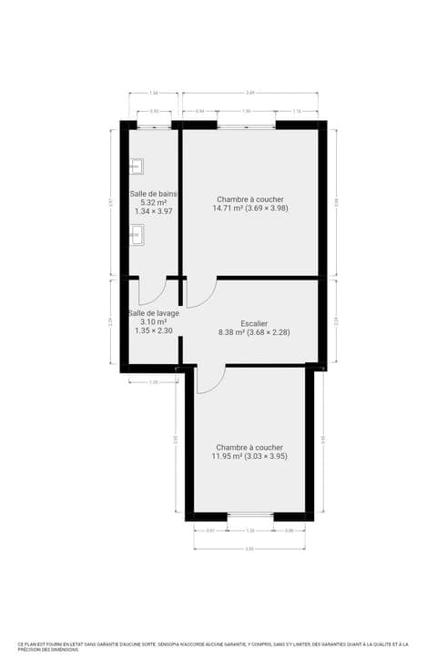 IMMEUBLE DE RAPPORT 2 DUPLEX LOUÉS, REVENUS LOC IMMÉDIATS