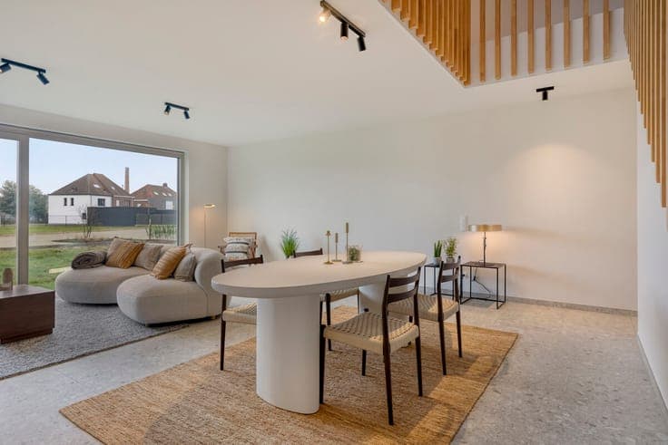 Contemporary living in a green residential oasis in Waregem
