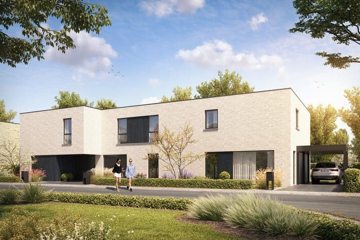 Energieneutrale gesloten bebouwing met garage