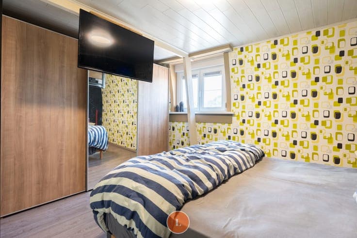 Gezinswoning met 3 slaapkamers en tuin in Menen.