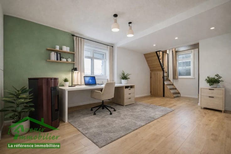 Maison avec 3 chambres avec terrasse, jardin et garage