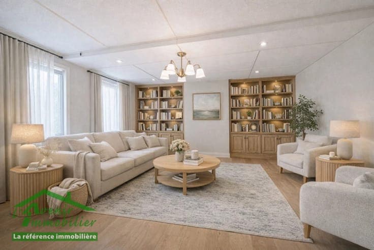 Maison avec 3 chambres avec terrasse, jardin et garage