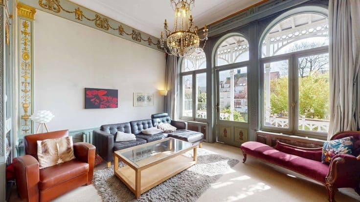 Étangs d'Ixelles - Maîson de Maître - Art Nouveau - PEB: E
